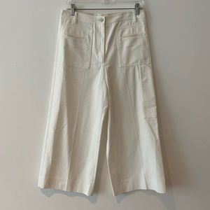 Maison Margiela White Cotton Culottes